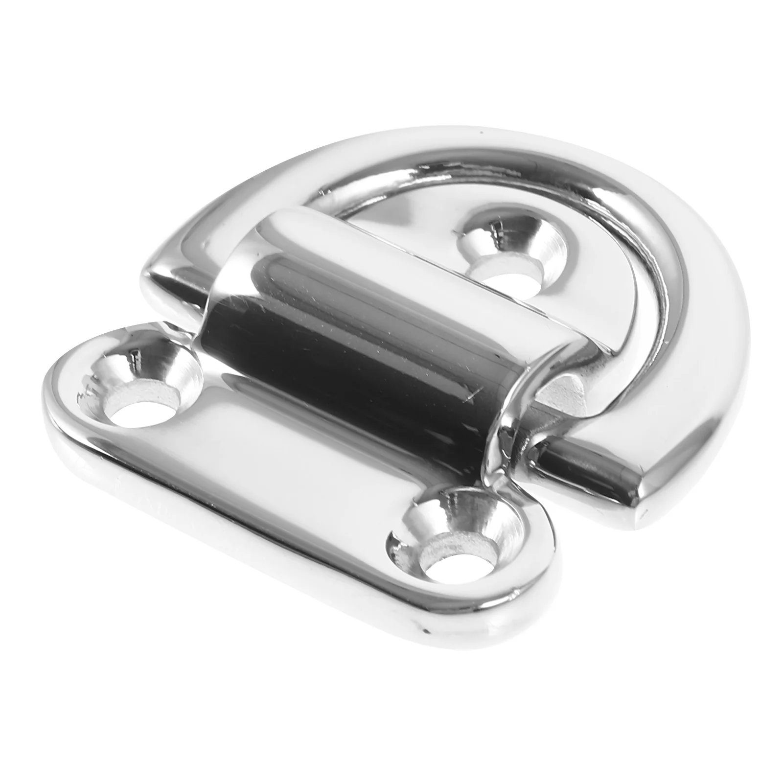 6mm Stainless Steel D Shaped Buckle D Ring Tie Down Trailer Anchor Truck Bed Hooks Car Tow Boat Yacht Vehicle Marine Accessories