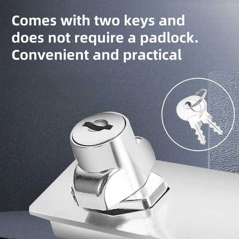1/2sets Knob style furniture safety lock, suitable for cabinets, drawer locks, hardware accessories with keys and screws