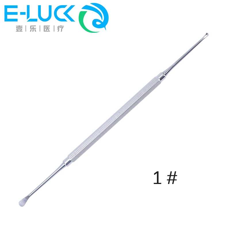 1Pcs Dental Bone Curettes Tooth Cleaning Professional Stainless Steel Double Ended Curettes Surgery Instruments