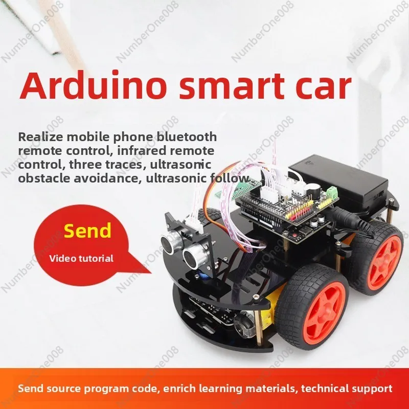 Picture 3: Compatible with Arduino programming robot Smart car kit UNO Bot Bluetooth remote control robot kit