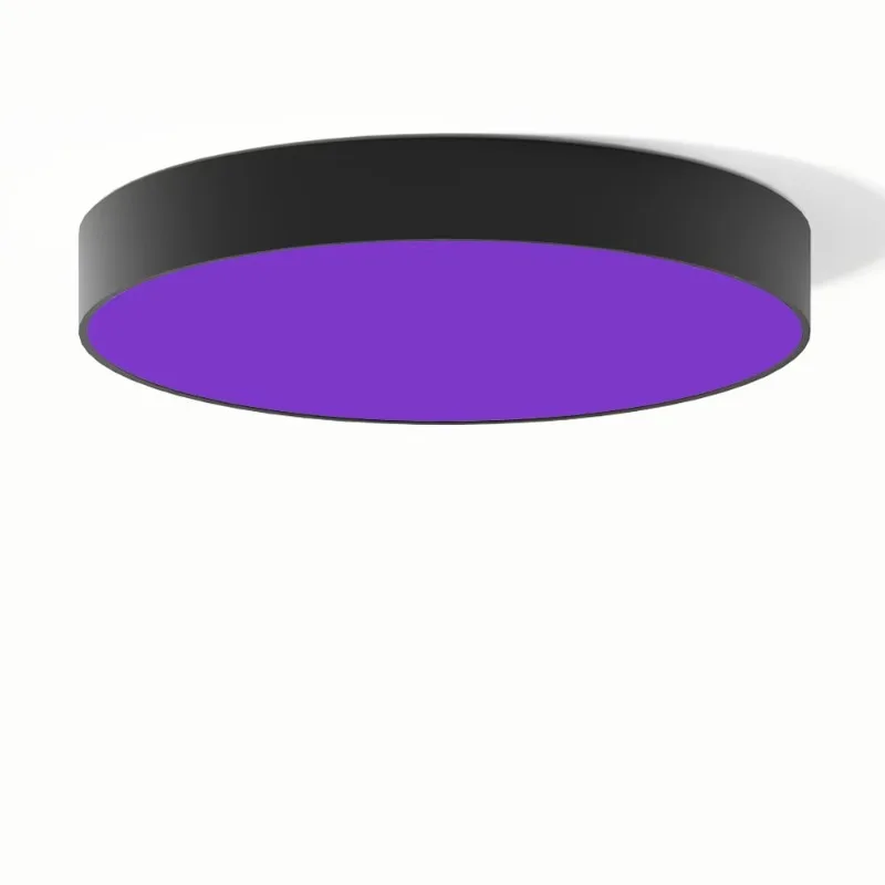65Mm high LED ceiling light, round LED chandelier with RGB multi-color change function
