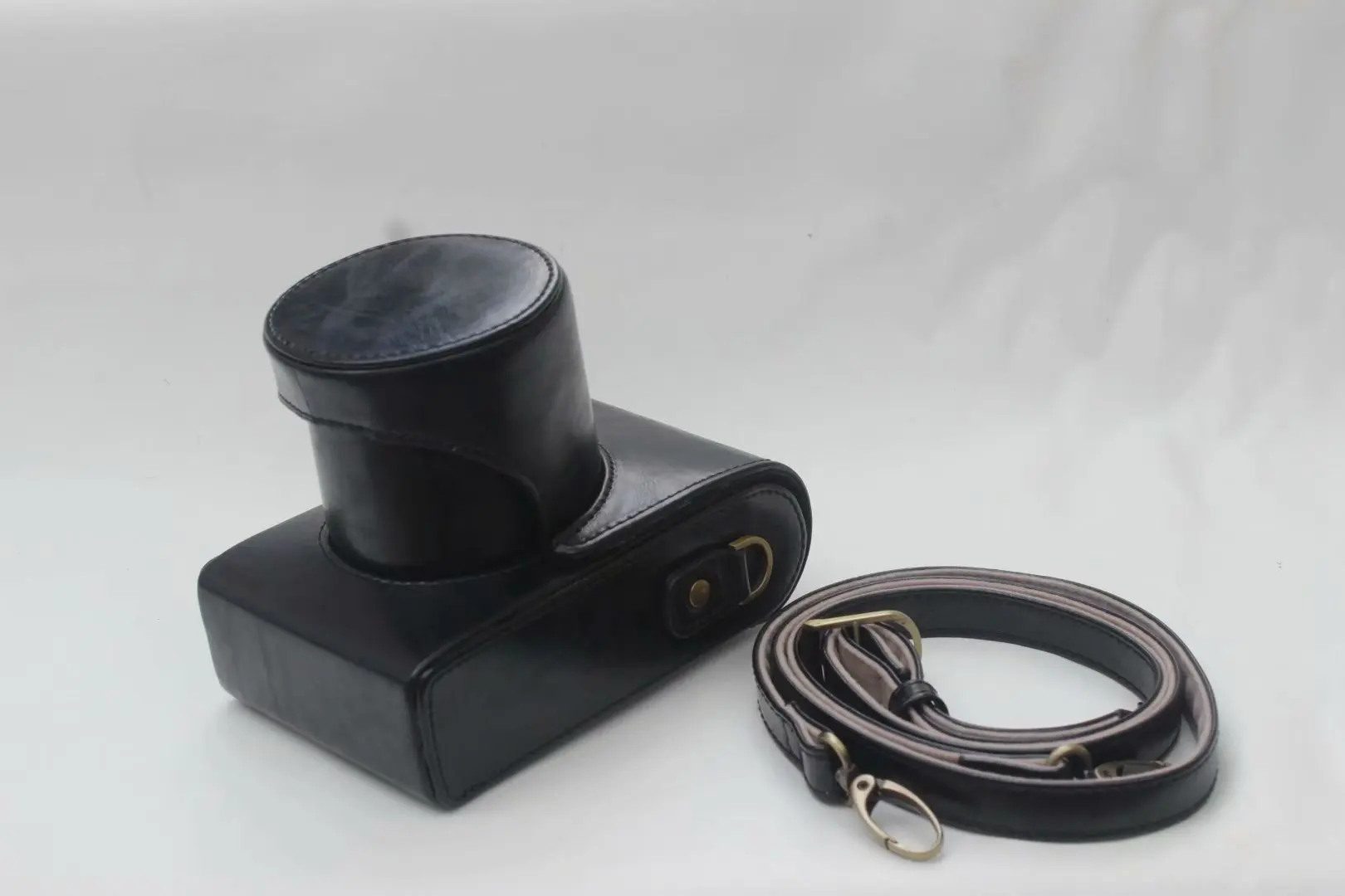 ل Leica Q Q-P Q2 Q3 حافظة جلدية للكاميرا حزام حقيبة #6