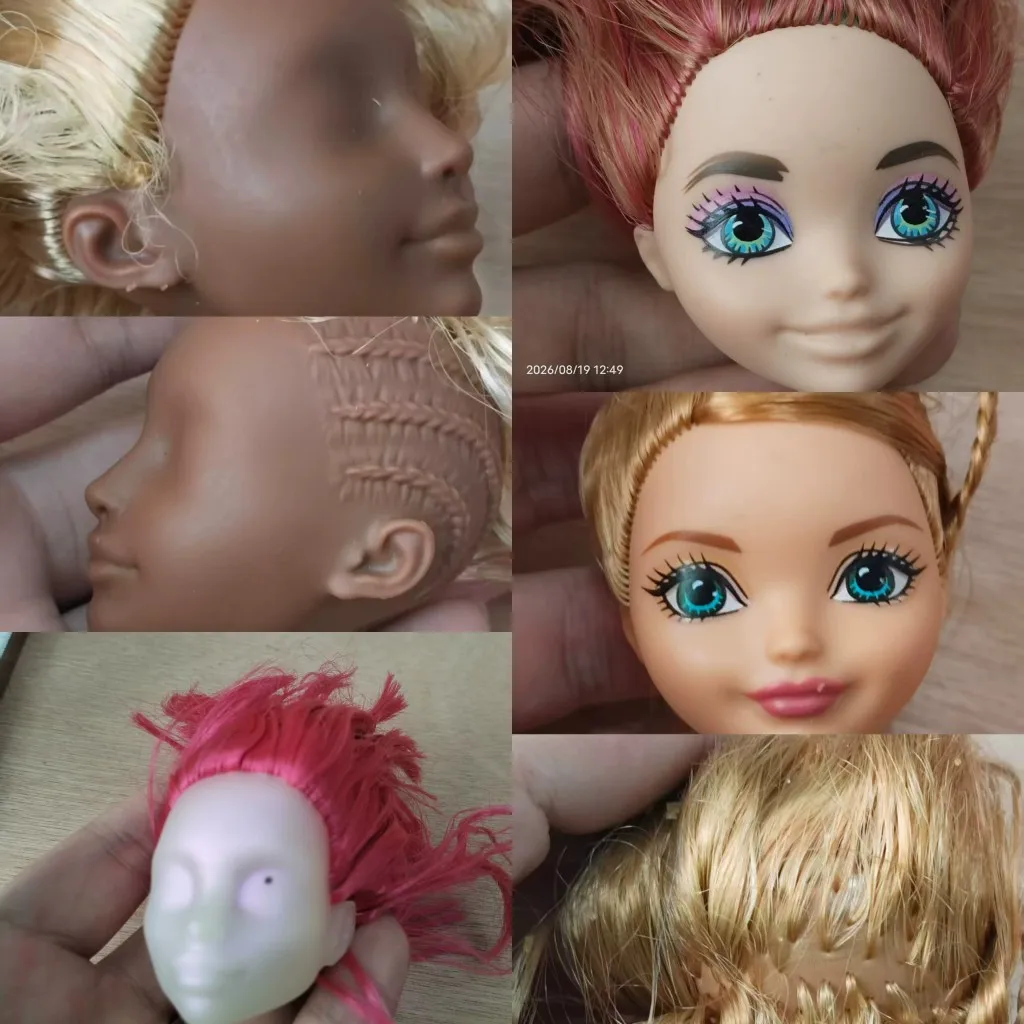 002 Rare Collection Makeup monsters high school Ever After Highs Doll Head Girl DIY Toy Parts dongcheng doubao liu shi
