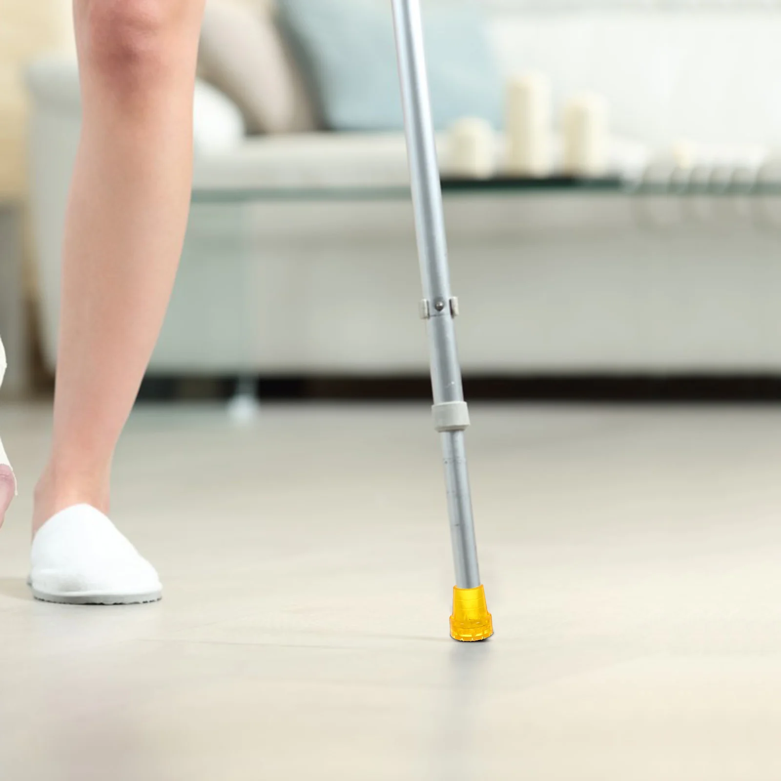 

4pcs Non Slip Rubber Tips for Crutches Cane Ends Replacement Walking Durable Trekking Pads Stable Foot Covers Anti