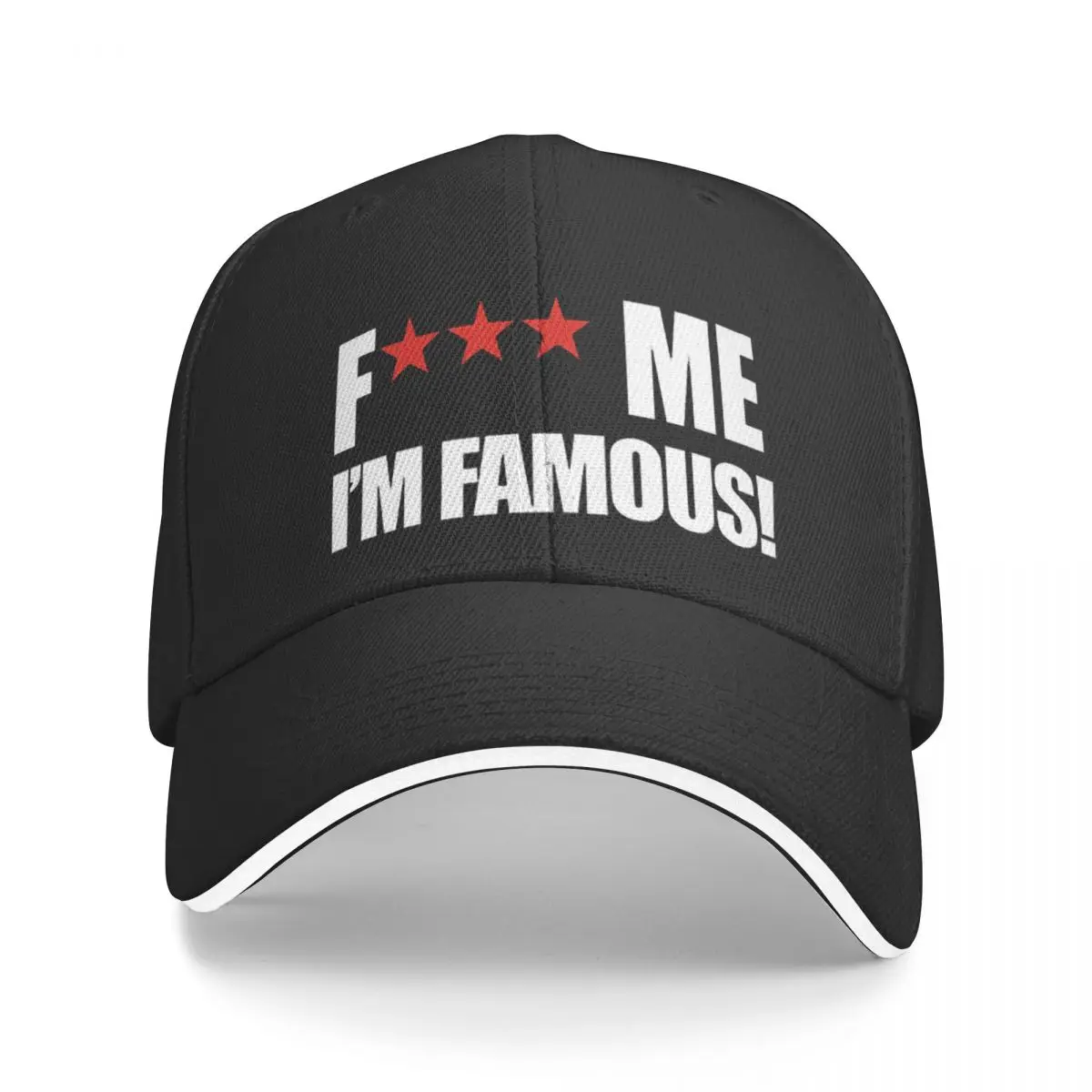 Red Stars Fck Me I'm Famous Adult Baseball Cap Women Outdoor Coquette Beach Sun Hat Hot Sale Hip Hop Trucker Cap