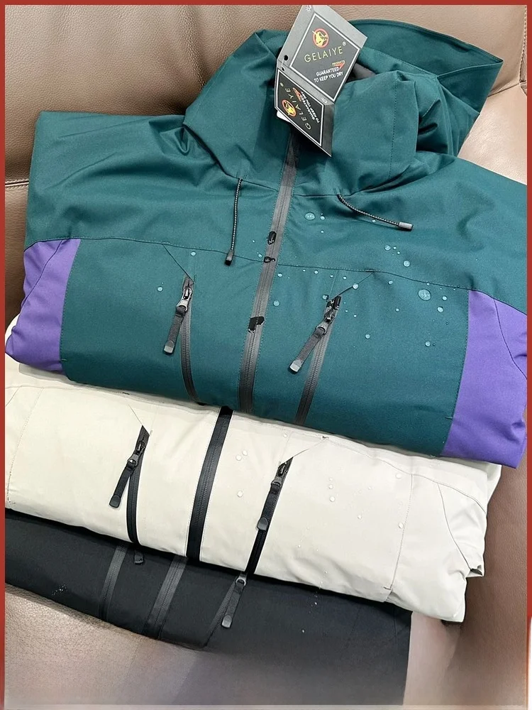 

Outdoor Winter Windproof Waterproof Cotton Jaet for Men And Women Couple Sle Casual ular Polyester Fiber Fill