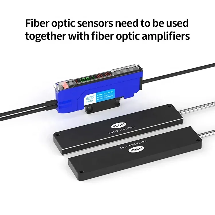 FUWEI FWT32-90ML-75HT Metal Sheath Mask Machine Fiber Optic Sensor Through Beam Area Matrix Type Grating
