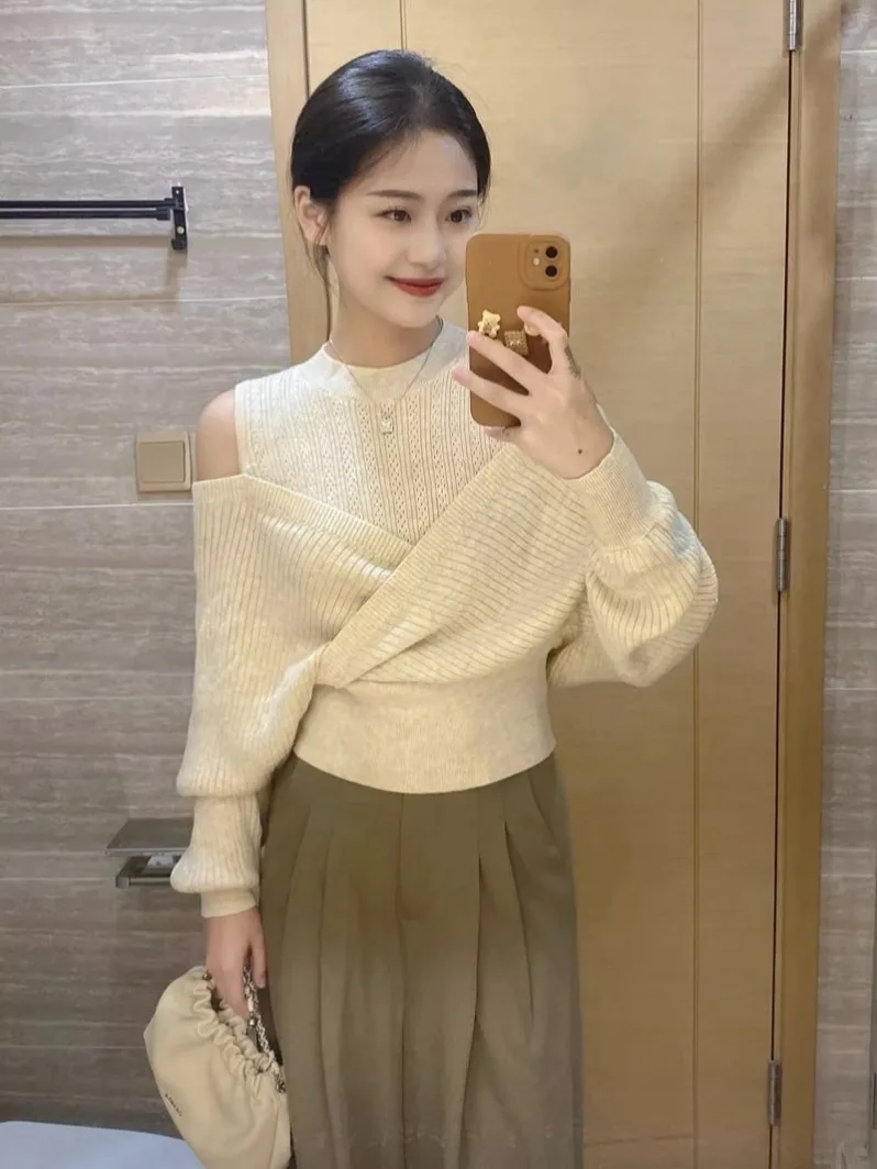 البلوزات لاعبا البلوفرات النساء الجدة الفانيلة أنيقة الدانتيل تصميم مثير عيد الميلاد عطلة مهرجان موسم الاحتفال جلجل #5