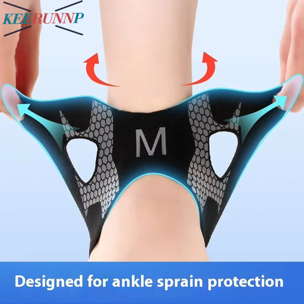 Tobillera de neopreno transpirable, funda de compresión 1 pieza para deportes, artritis, fascitis Plantar, alivio para hombres y mujeres