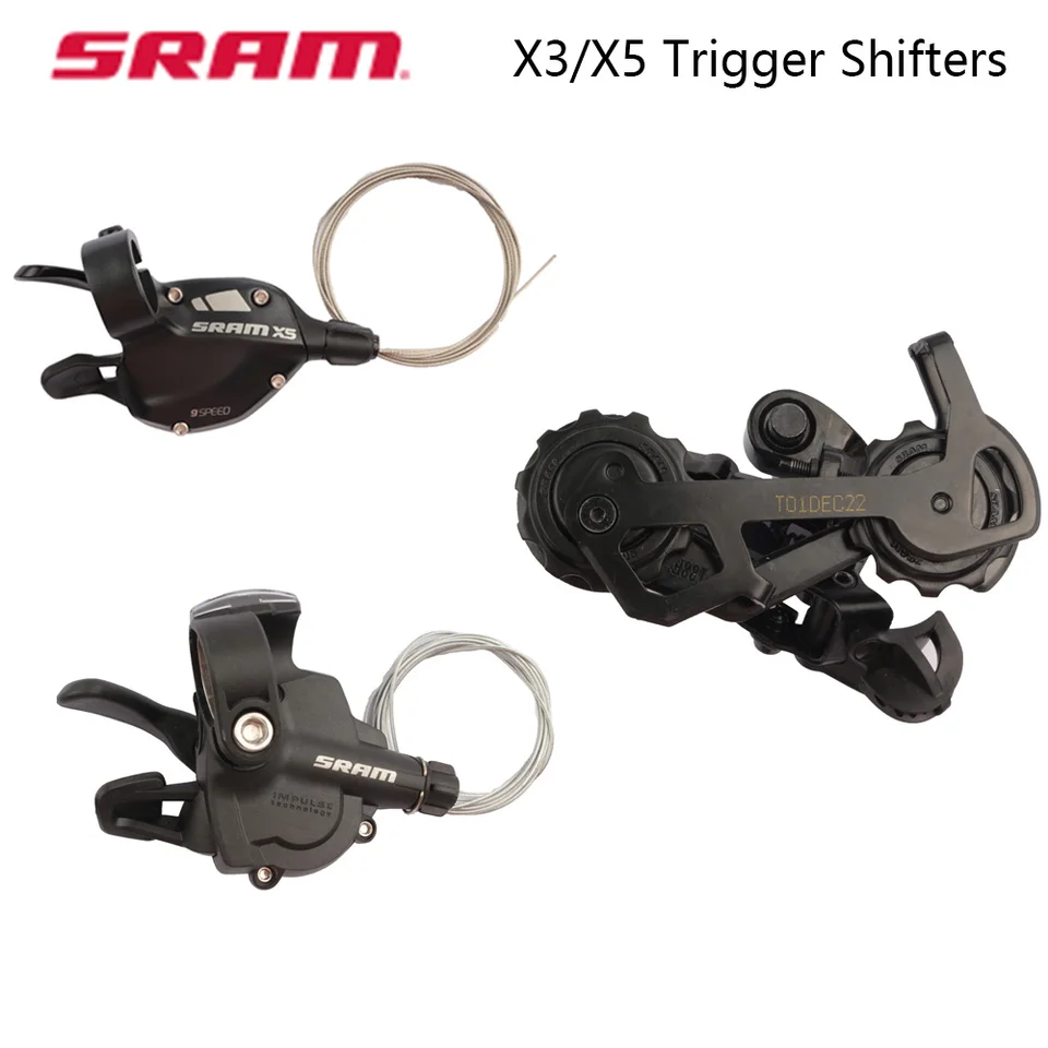 SRAM X3 X5 トリガーシフター 7S 9S バイクシフター X4 ミディアムリア