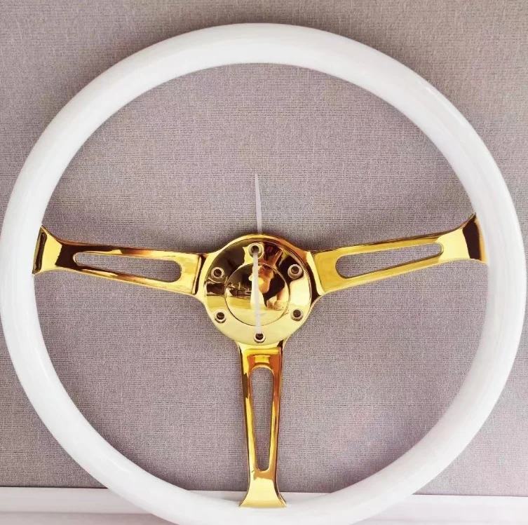 

380mm solid wood Universal Racing Modify Car Steering Wheel