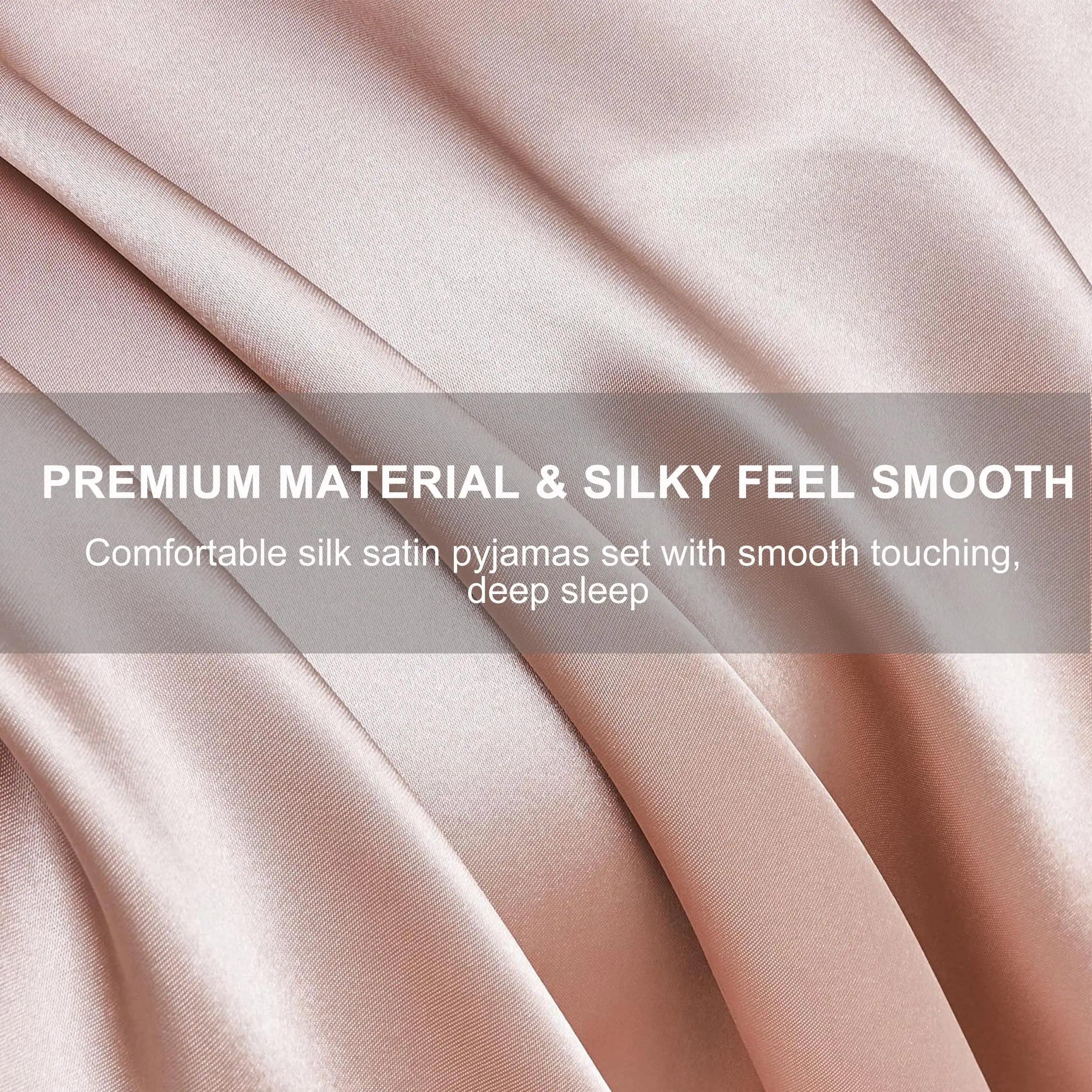 Conjunto de pijamas femininos de cetim de seda manga curta loungewear 2 peças conjuntos de pijamas com botões para o verão conjunto de pijamas femininos