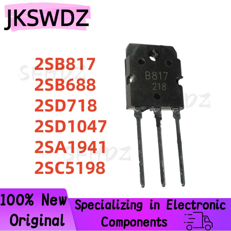 

10PCS 100% NEW D1047 B817 B688 D718 A1941 C5198 TO-3P 2SD1047 2SB817 2SB688 2SD718 2SA1941 2SC5198 Best Quality In Stock
