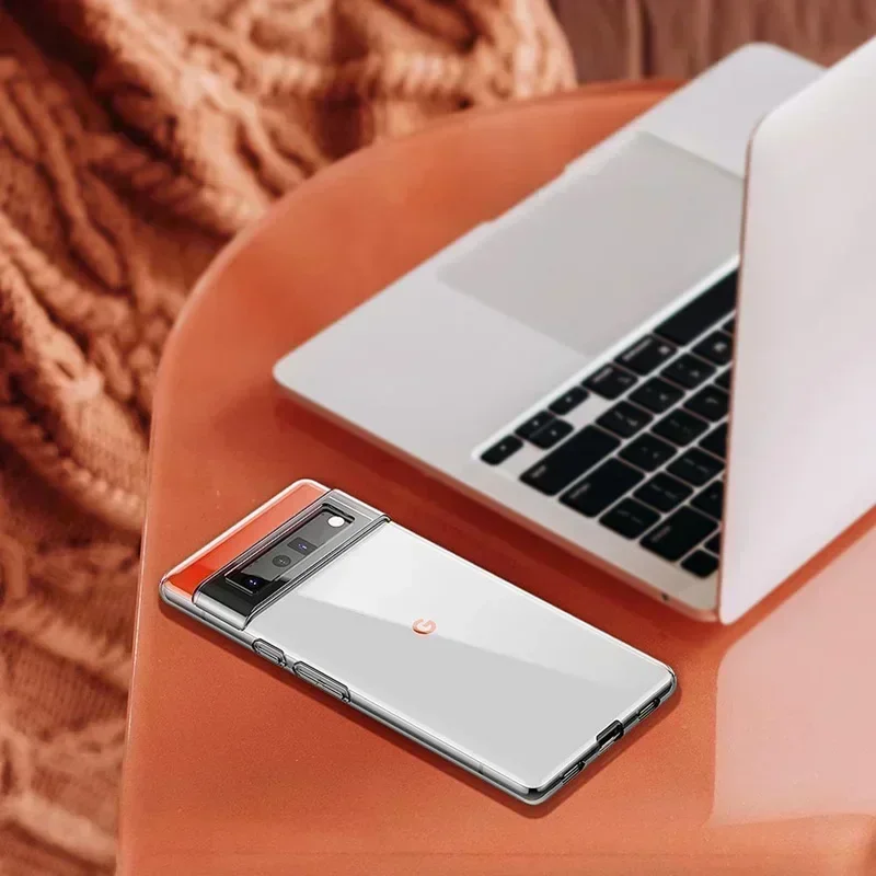 Для Google Pixel 8 7A 7 6 Pro 6A 5 5A 4 4A XL Чехол Простой тонкий мягкий прозрачный чехол из ТПУ для телефона Google Pixel 8A