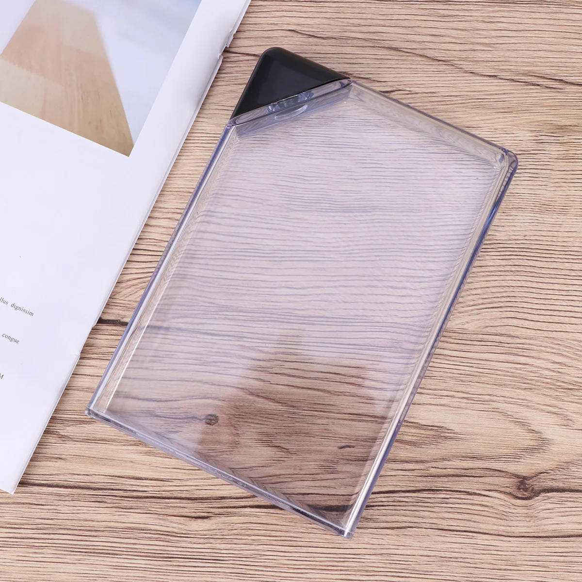 

450ml Plastic Water Bottle Portable Flat Hydration Solution Stylish Design Travel Kettle Gift for Friends Families