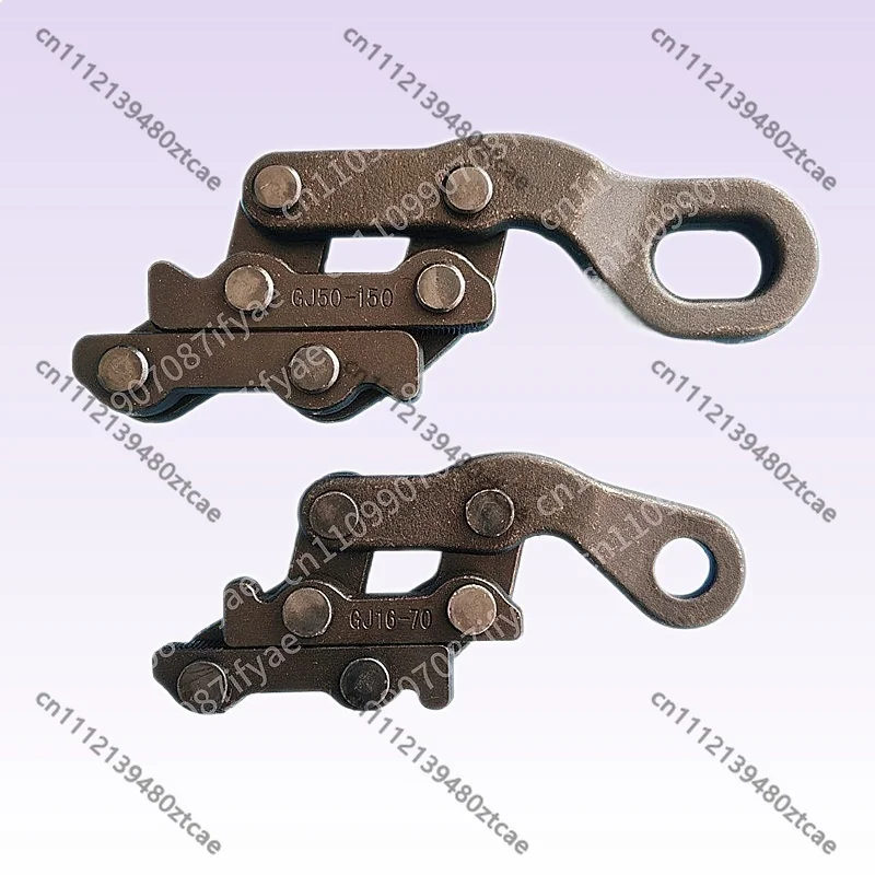 GB Steel Strand Clamp German-style Insulated Wire Clamp Railway Multifunctional Come-along Clamp