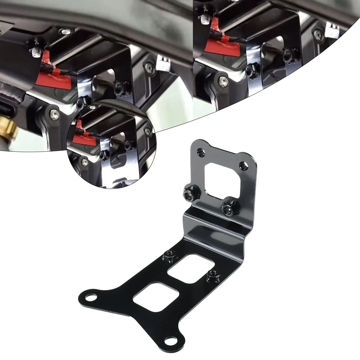 Rear Fixed Baffle Bracket For Surron Light Bee X SUR-RON Electric Dirt Bike Battery Protection Mount Accessories