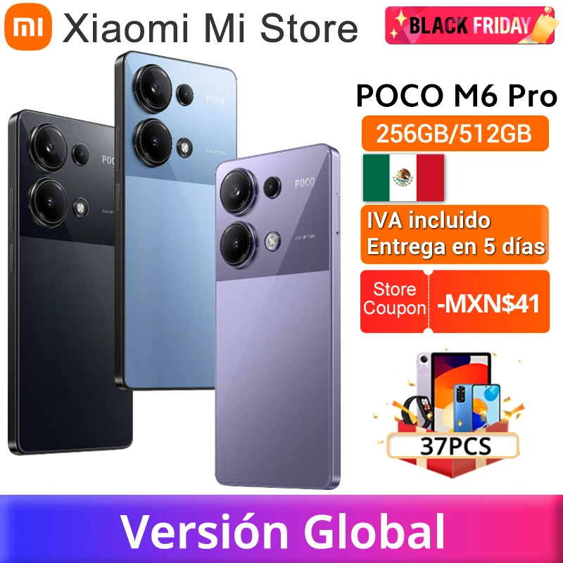 Global Version POCO M6 Pro Helio G99 Ultra Octa core 67W turbo charging 120Hz Flow AMOLED DotDisplay 64MP Triple Camera with OIS