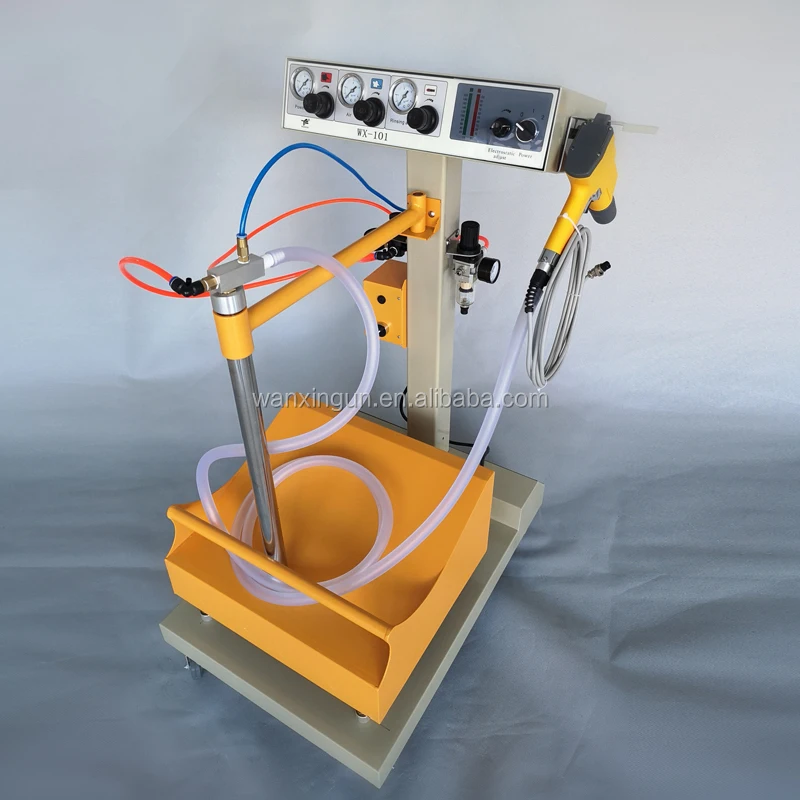 

China Factory CE Proved WX-101V Powder Coating Machine New Box Feeder with Spray Gun for Steel Substrate for Manufacturing Plant