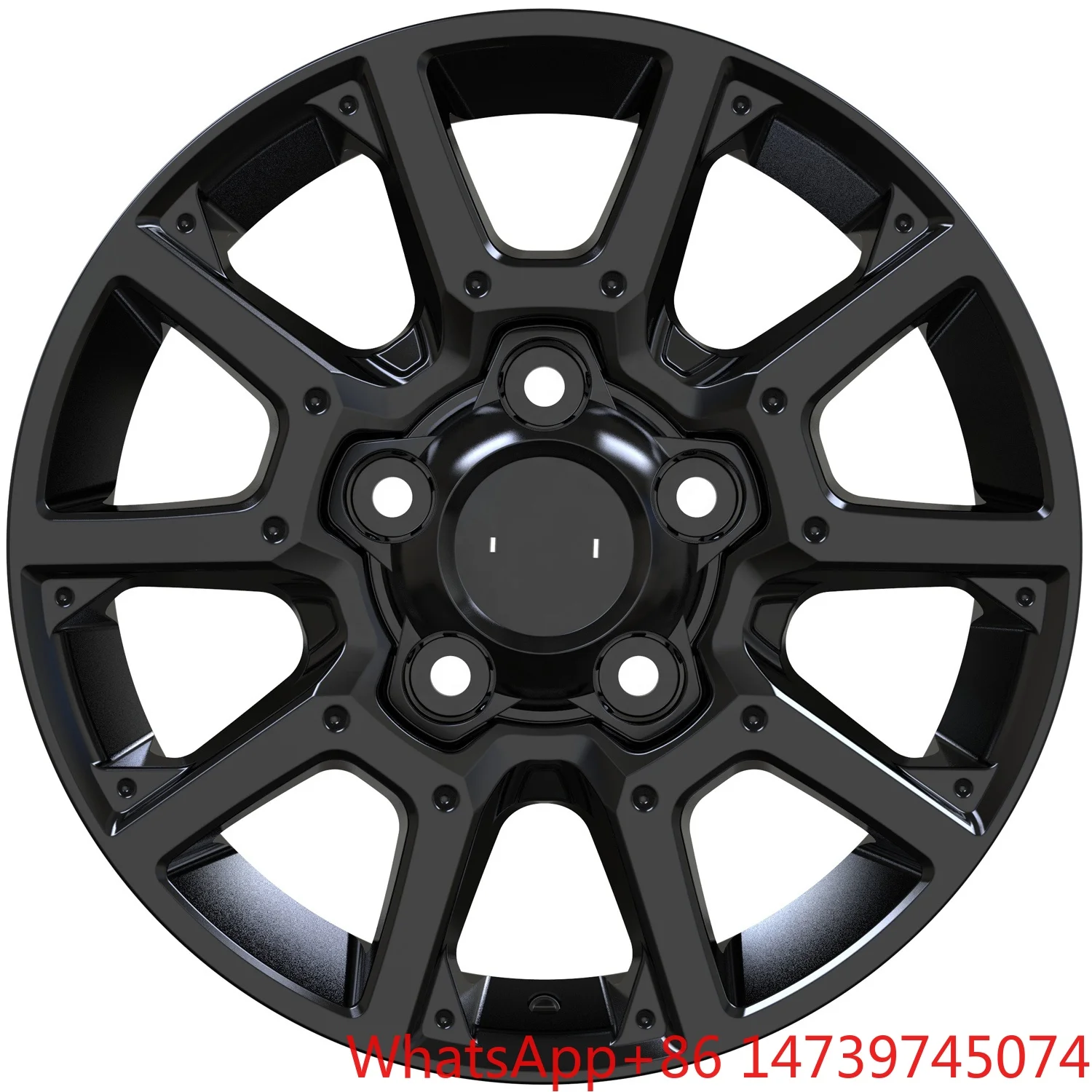 18x8.0J 5 Hole Custom Aluminum Alloy Car Wheels, 150mm Pitch Universal Automotive Rims