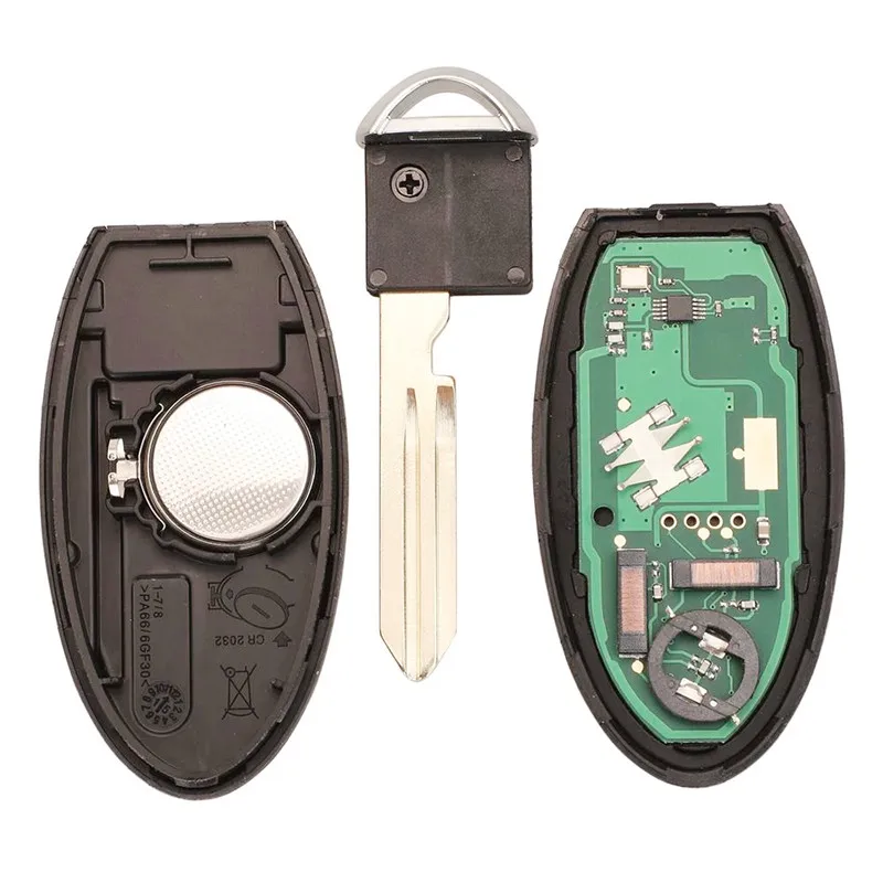 TWB1G662 433Mhz ID46 Smart Remote Car Key for Nissan Micra Juke Sentra Patrol Note Navara Tiida Frontier CWTWB1U825