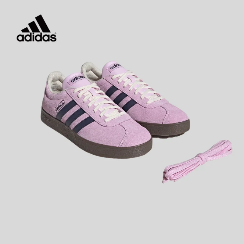Adidas VL COURT 2.0 Women's Retro Sports Board Shoes T-head Shoes JR8309