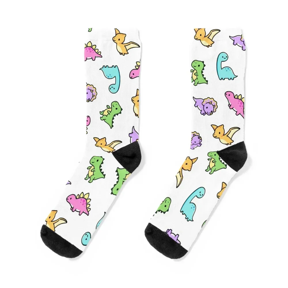 

Dinos Socks cool bright garter Socks For Girls Men's