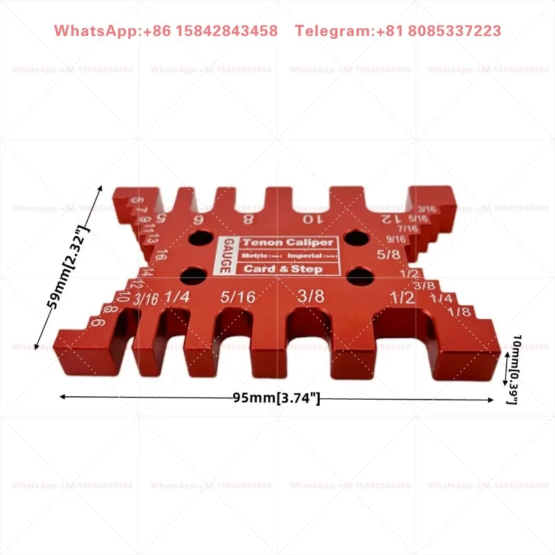 Woodworking Mortise Gauge with Push Handle Backing Auxiliary Tool for  Marking