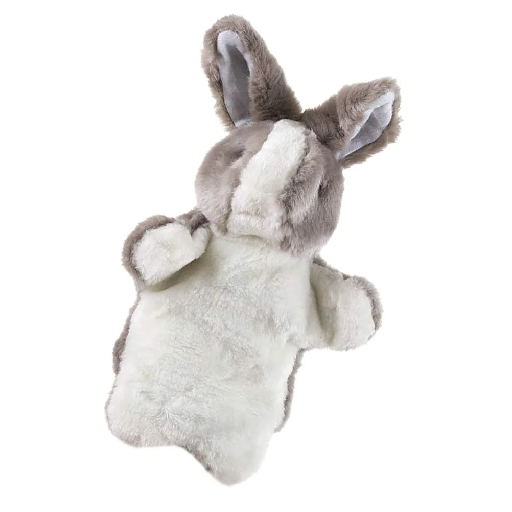 Burattini di peluche con bocca mobile Coniglio per bambini Coniglietto per bambini Giocattoli animali Figura bambino