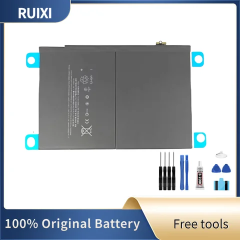 RUIXI Battery For Ipad Air 1/2/3/4/5 A1475 1954 A1566 A1547 A2152 A2154 A2288 A2072 A2324 A2588 A2589 Tablet battery + Tools
