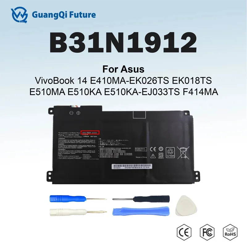 

B31N1912 C31N1912 42 Втч Замена аккумулятора для ноутбука ASUS VivoBook 14 E410M E410MA L410M L410MA E410KA F414MA E510MA E510KA L510MA
