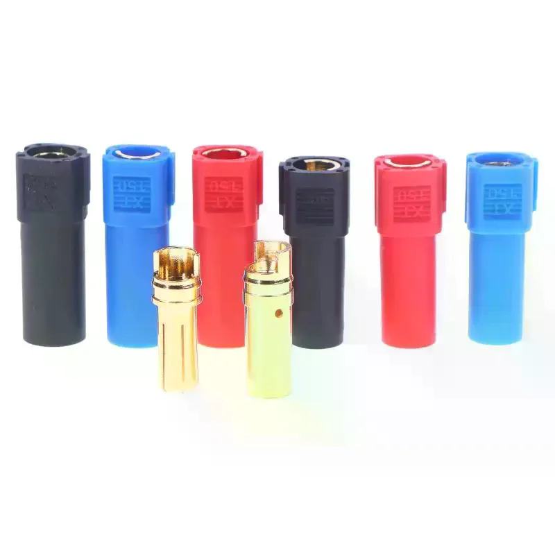 5PCS Amass XT150 6mm Bullet Connector Adapter Plug Set Male Female 130 High Rated Amps For RC LiPo Battery