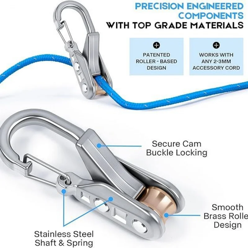 Obrázek 4: Nový lano tensioning nářadí jednoduchý hák napínák přenosné kabel zpevňovač kemping outdoorové tie-down aparatura