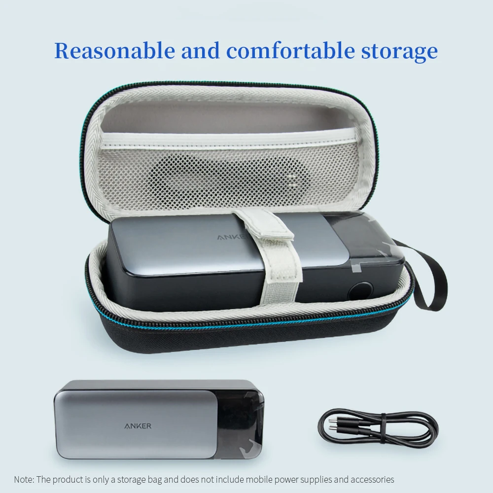 Sacchetti di immagazzinaggio rigidi in EVA per Anker 737 scatola di alimentazione portatile 140W custodia da viaggio per banca di alimentazione Super veloce