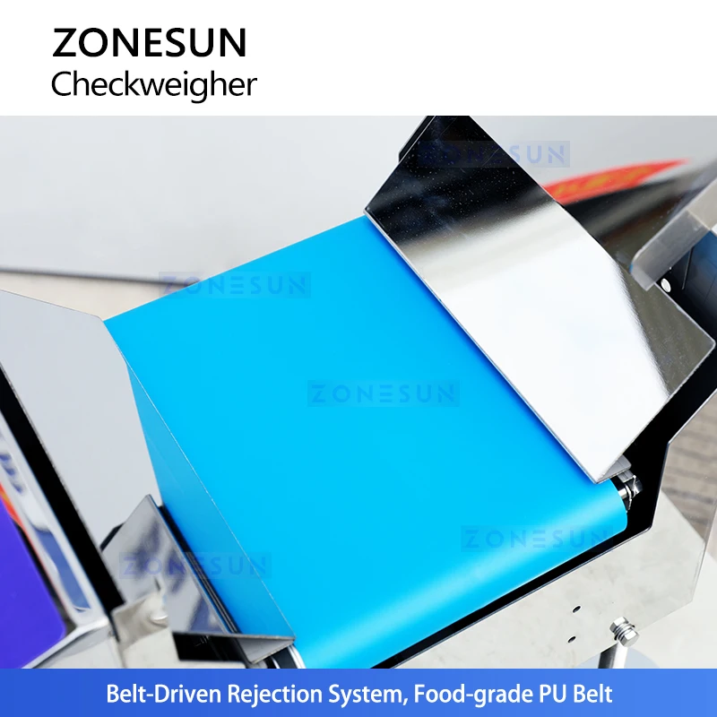 Zonesun pequeno mini verificador ZS-CW150 equipamento de detecção de peso de garrafa de metal