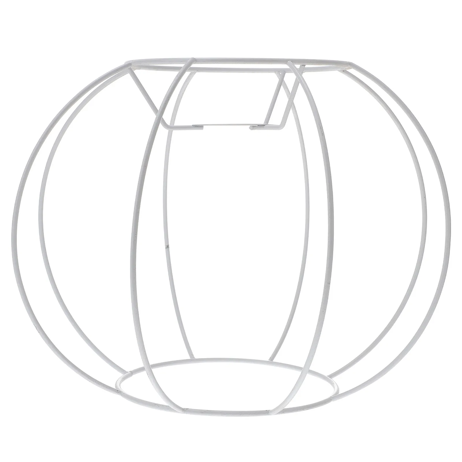 iron-lamp-shade-frame-holder-diy-wire-light-cover-durable-rustproof-sturdy-metal-pendant-lampshade-bracket-decorative-light-bulb