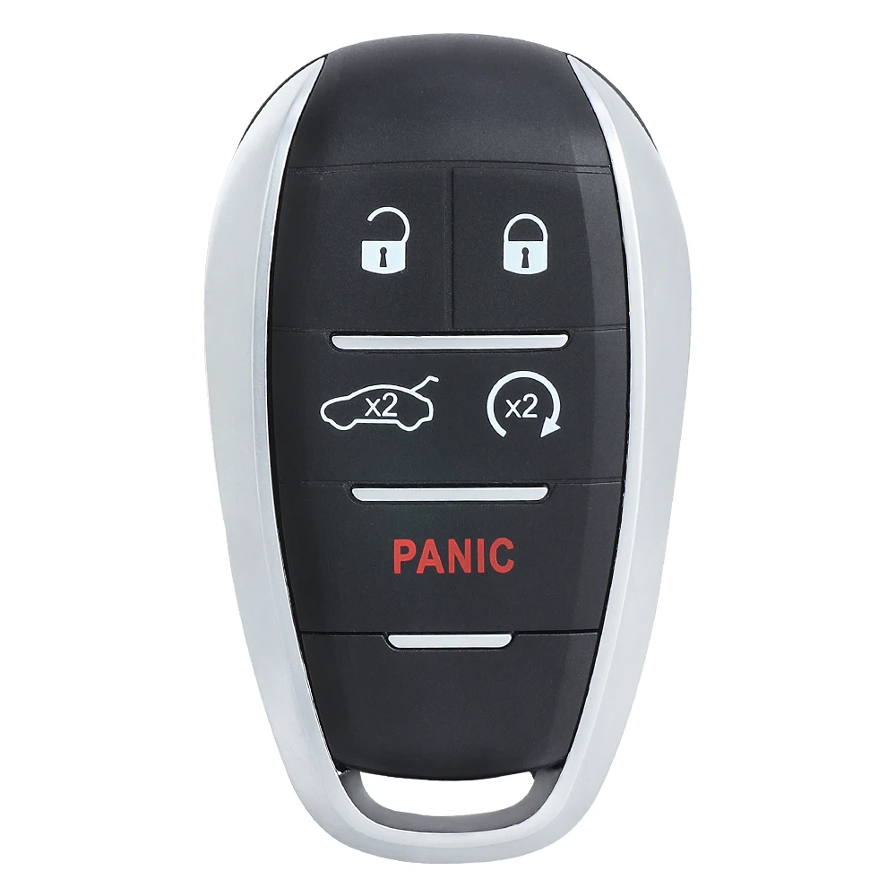 KEYECU 5 przycisków 4A Chip 433 MHz A2C 97635100 Dla Alfa Romeo Giulia Stelvio 2017 2018 2019 2020 inteligentny klucz KR5ALFA434 pilot