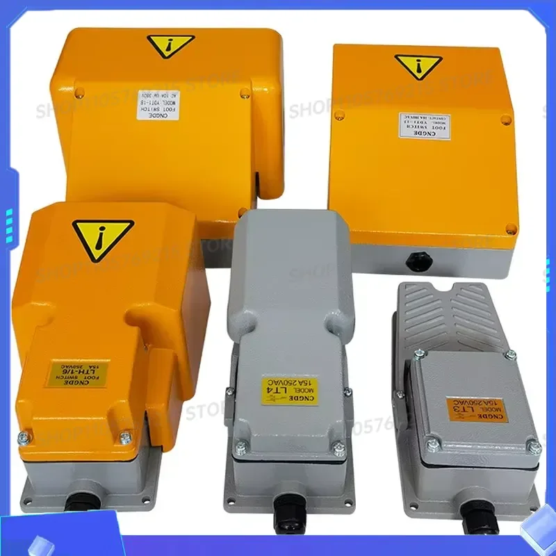 for FOREKW-5A-B Foot Switch with Cable 220V Pedal Type YDT1-18 Twin LT4 Machine Tool Accessories