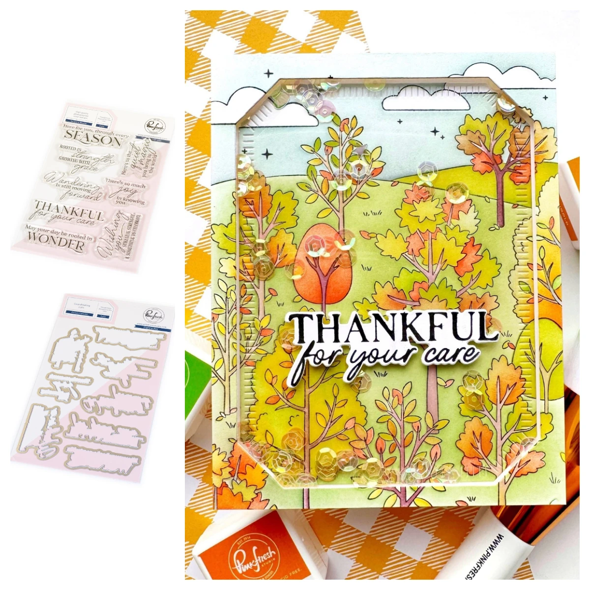 

2025 New Dies Pink Fresh Rooted in Wonder Dies Stamp Stencil Set Petal Lacy Lattice Coverplate Die DIY Scrapbooking Holiday Card