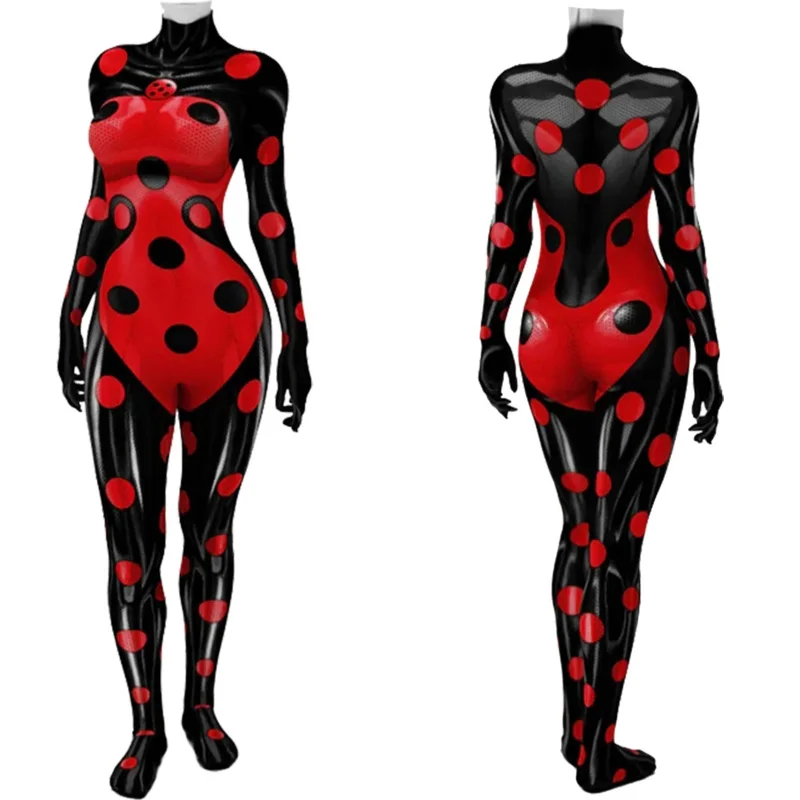 

CyAnime Girls Lady Cosplay Superhero 3D Printed Spandex Bodysuits Women Lady Zentai Outfit Halloween Costume Female