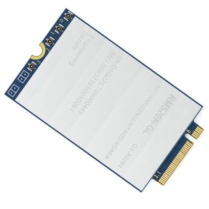 AA60-RM520N-GL بطاقة WIFI 5G Sub-6 Ghz M.2 وحدة NSA وSA لأجهزة الكمبيوتر المحمولة نظام MIMO محول الشبكة اللاسلكية
