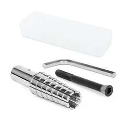 Expanding Stainless Steel Ring Mandrel with Hex Allen Key, Heavy Duty Ring Shaper Tool for Ring Turning and Ring Making, Ring S
