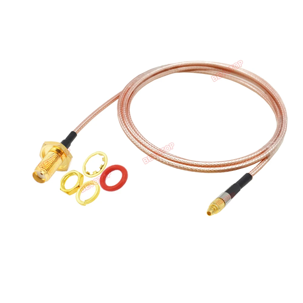 1PCS Waterproof SMA to MMCX Cable SMA /RP-SMA Female to MMCX Male Straight/ Right Angle 90° RG316 Pigtail RF Coaxial Jumper