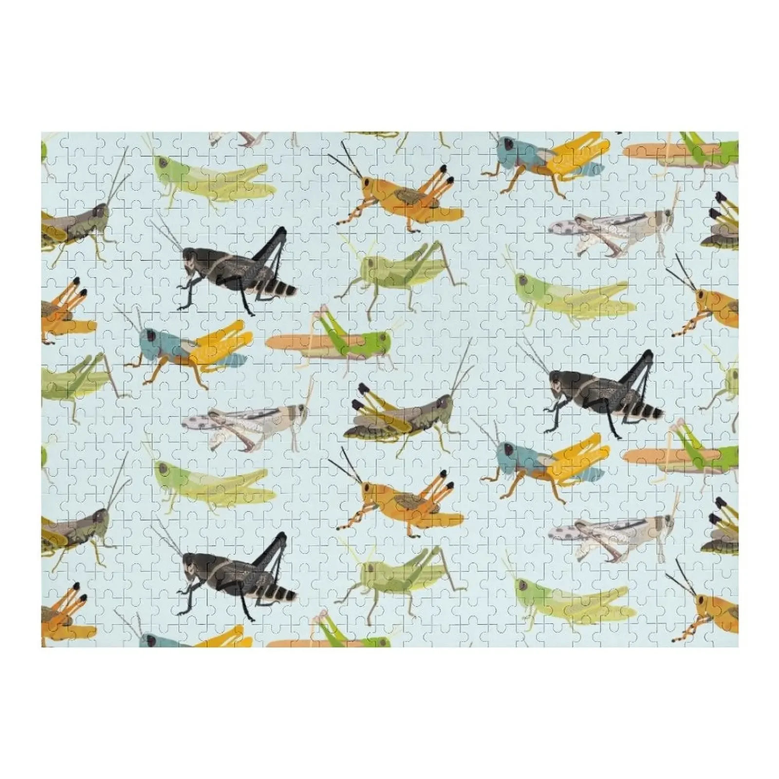 

Grasshoppers Jigsaw Puzzle Customizeds For Kids Animal Puzzle
