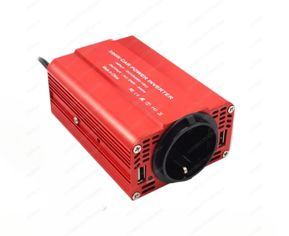 300W MINI Inverter DC 12V To AC 110V 220V 3.1A Dual USB Car Adapter Converter Auto Charger Modified Sine Wave EU Socket