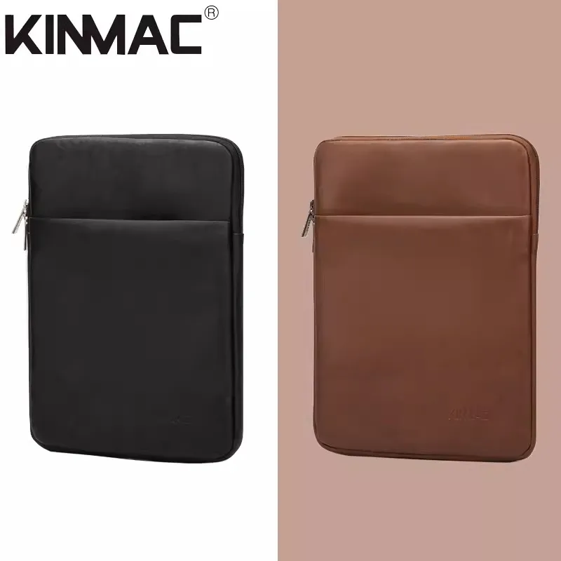 

Kinmac Brand Laptop Bag 12,13.3,14,15.6,16 Inch,PU Leather Shockproof Lady Man Sleeve Case For MacBook Air Pro Computer Notebook
