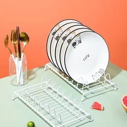 Dish Drying Rack Cabinet Tray Organizer Drawer Organizer Drain Rack Kitchen Storage Bowl Shelving Dinnerware Plate Drainage