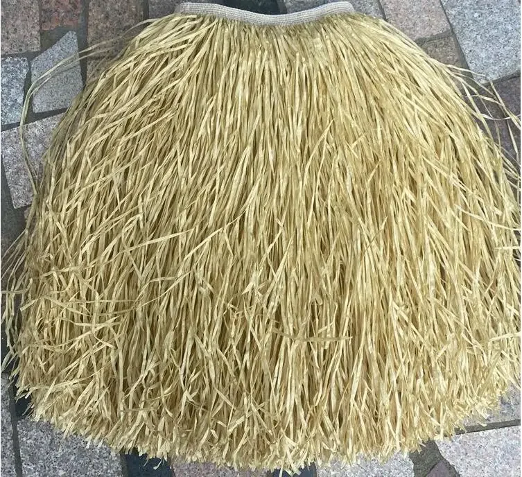 Hawaiiaanse dans strorok Hula 80cm lang borstelig papier damespodium