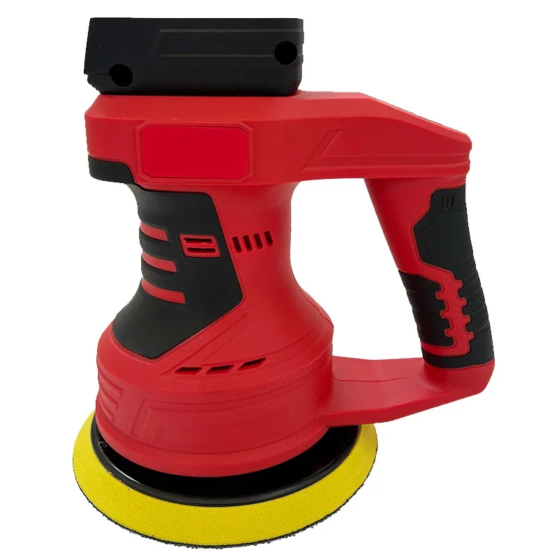 Compatible con batería Milwaukee de 18V para Makita/Dewalt, pantalla Digital, pulidor de coche de velocidad ajustable y máquina amoladora de superficies