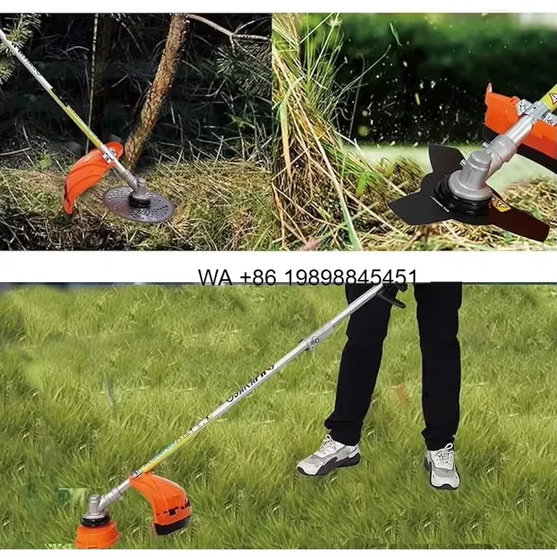 Wmwmnu for 2 Cycle Gas Garden Trimmer 4 in 1 Brush Cutter Multi Tool for Lawn Yard Garden Vegetation Pruning Weeding Power
